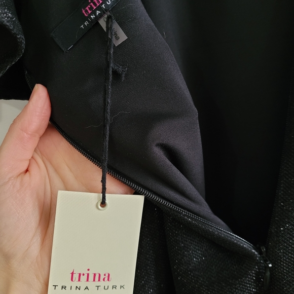 Trina Turk black cocktail dress, size 0 - Picture 5 of 5